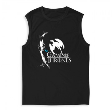 GOT Night King Half Face Férfi Trikó