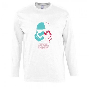 Last Jedi Stormtrooper Hosszú Ujjú Póló