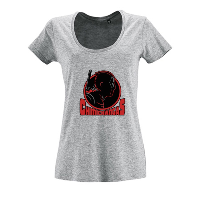 Deadpool chimichangas Női O Nyakú Póló