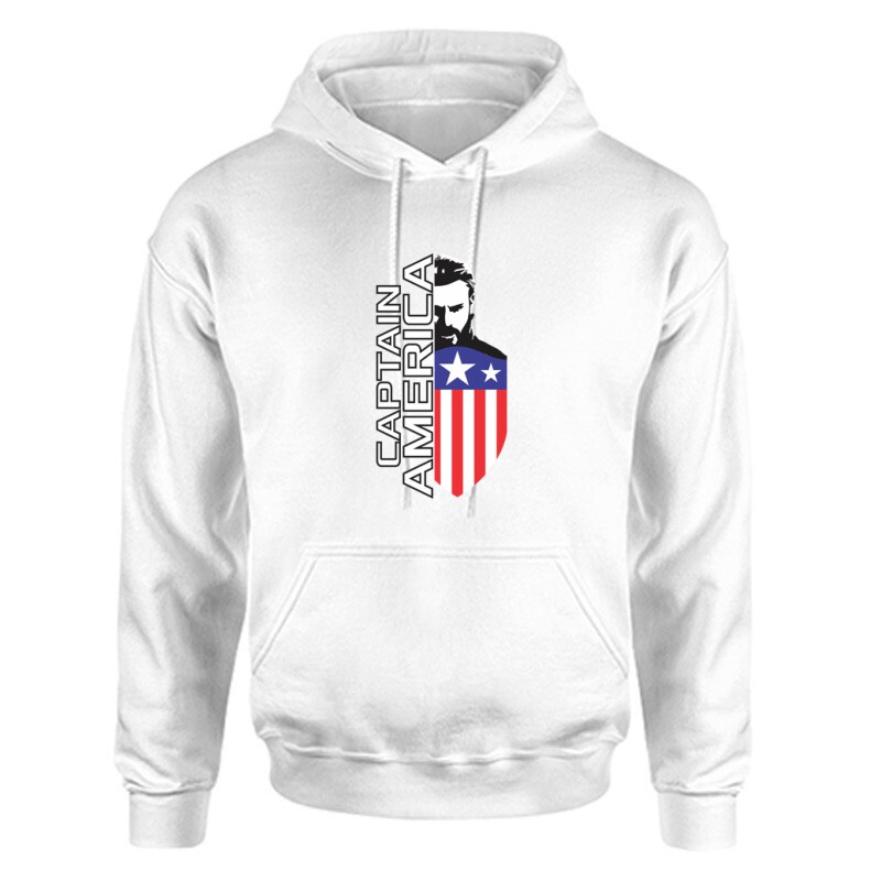 Steve Rogers Unisex Kapucnis Pulcsi
