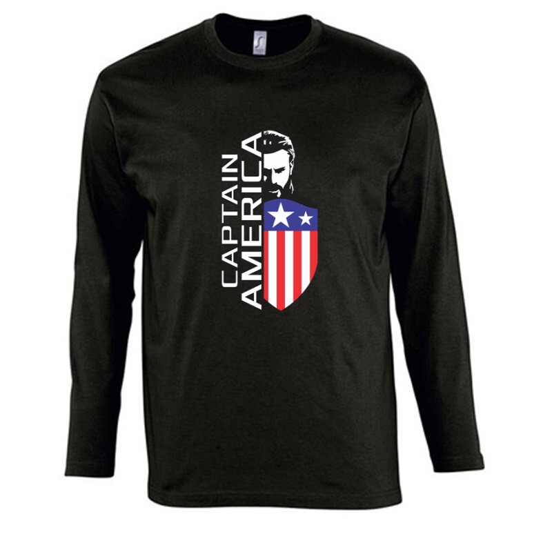 Steve Rogers Hosszú Ujjú Póló