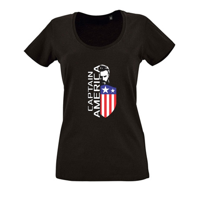 Steve Rogers Női O Nyakú Póló