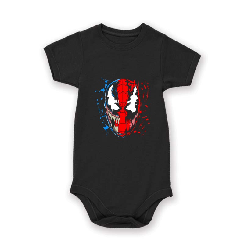 Venom Spiderman Baby Body