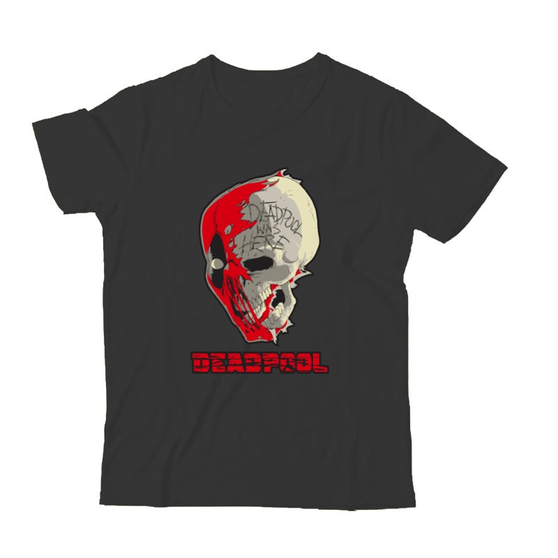 Deadpool Skull Gyermek Póló