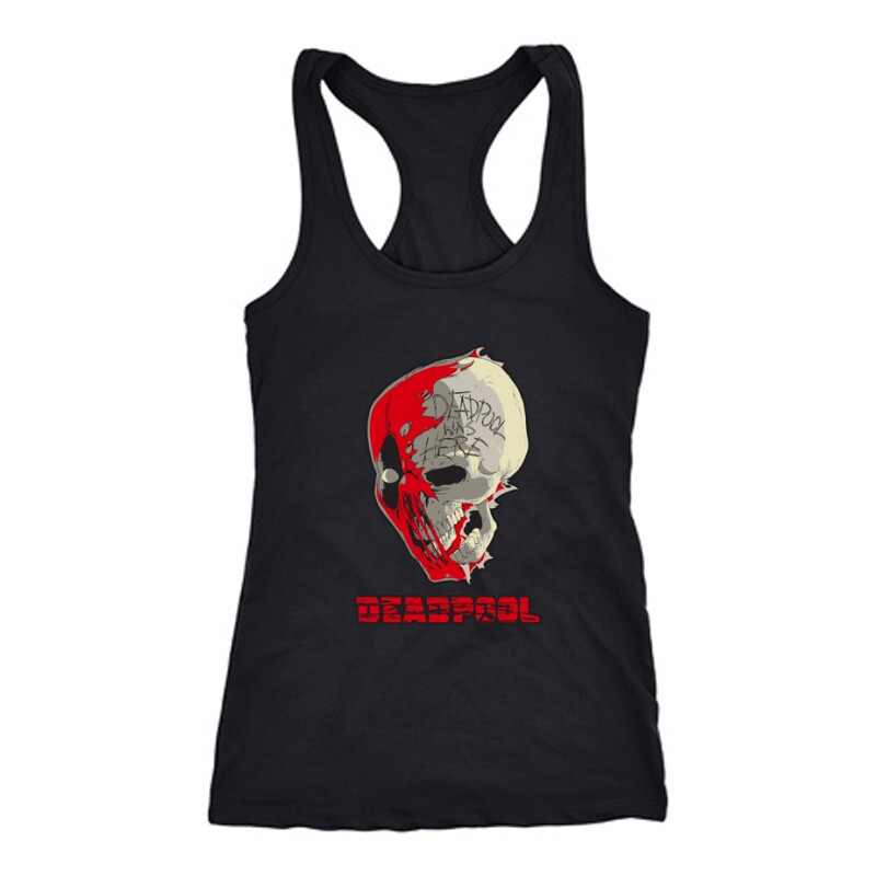 Deadpool Skull Női Trikó