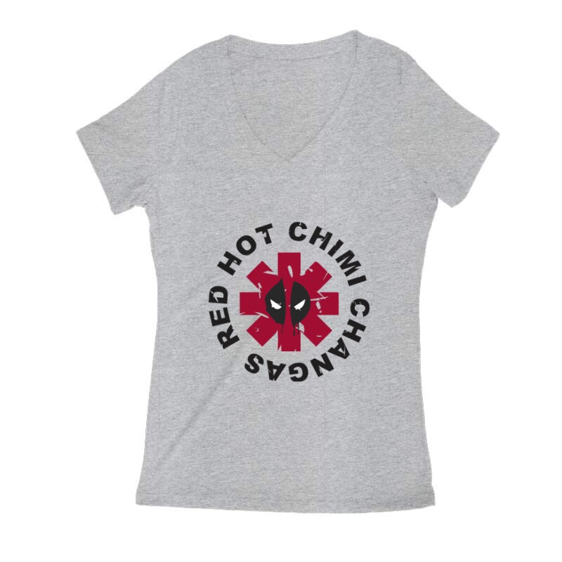 Red hot Chimichangas Női V Kivágott póló