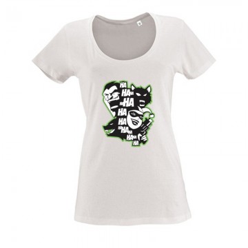 Joker Harley HA HA HA Női O Nyakú Póló