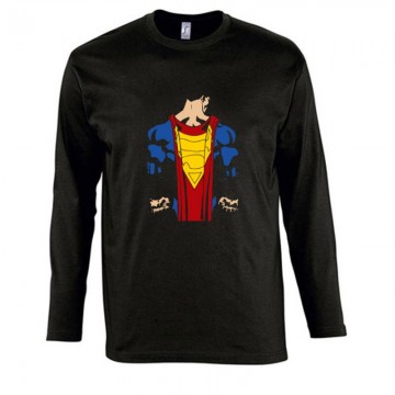 Superman back Hosszú Ujjú Póló