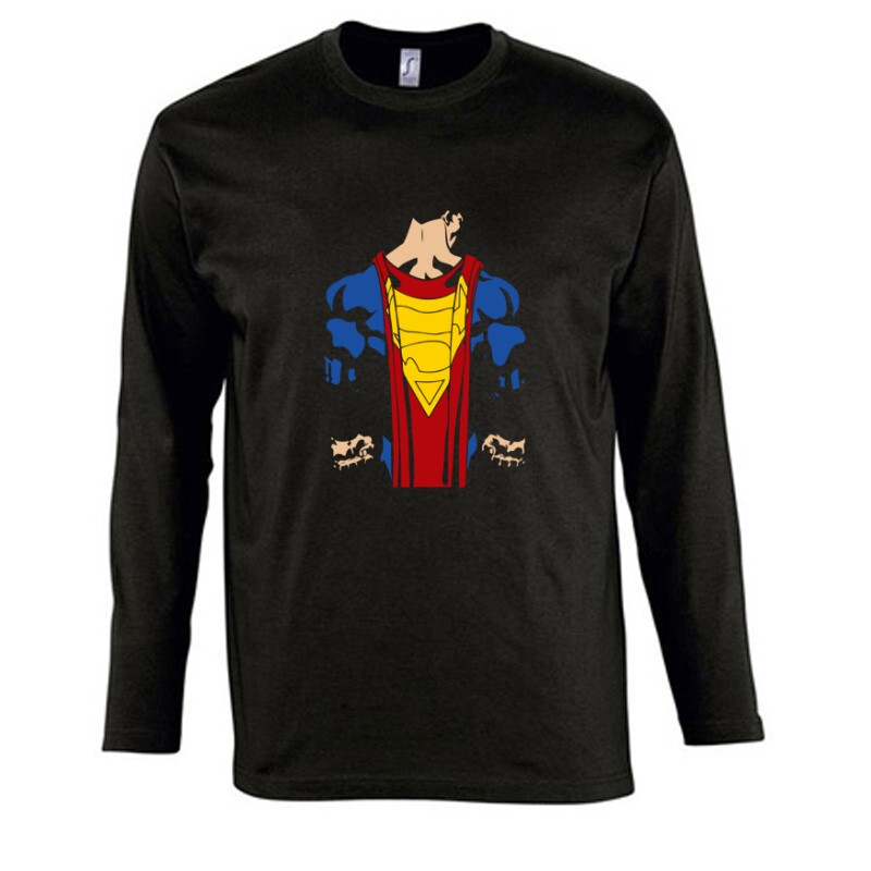 Superman back Hosszú Ujjú Póló