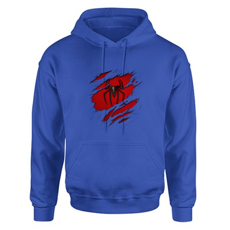 Spiderman tépett Unisex Kapucnis Pulcsi