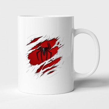 Spiderman tépett Bögre