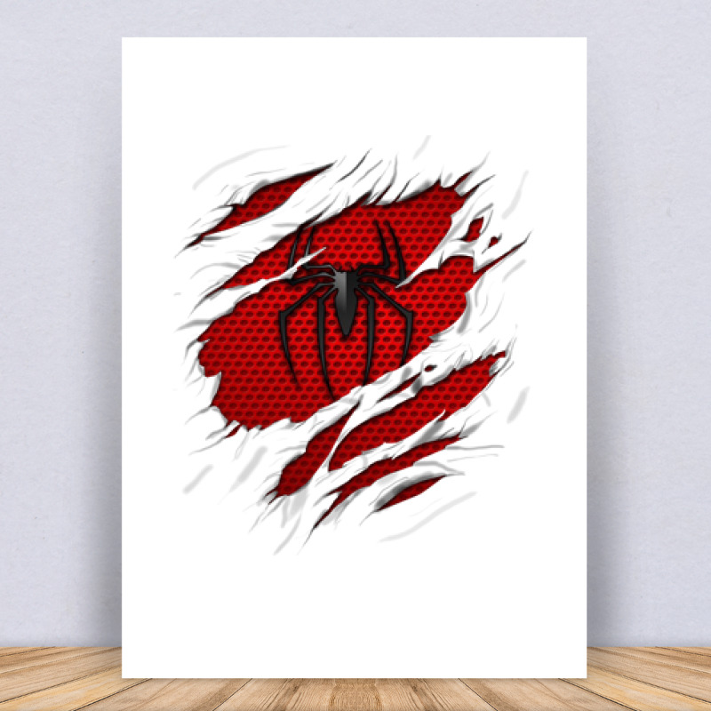 Spiderman tépett Vászonkép