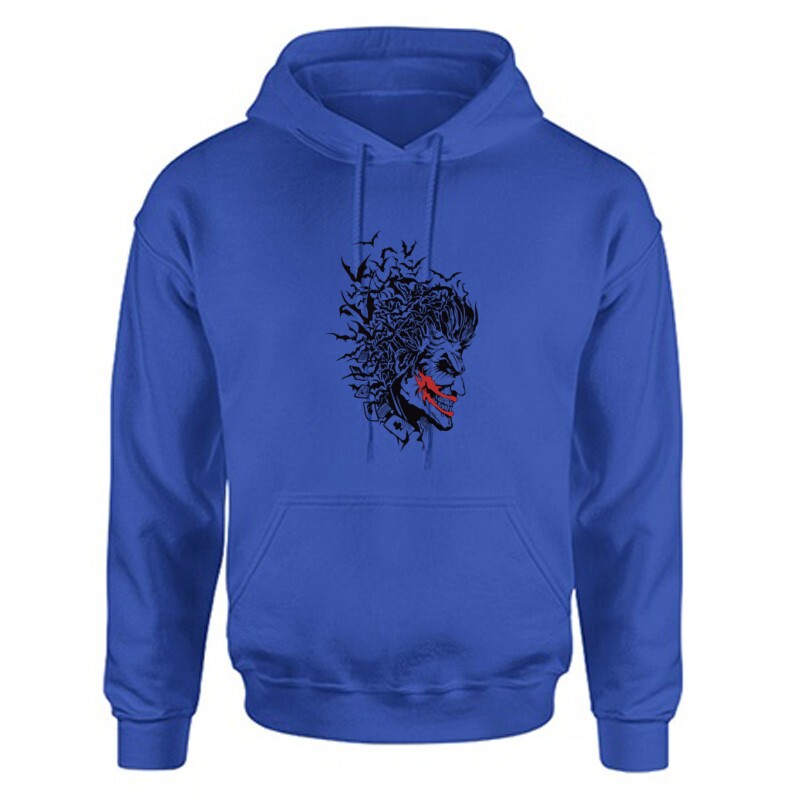 Jokerbat smile Unisex Kapucnis Pulcsi