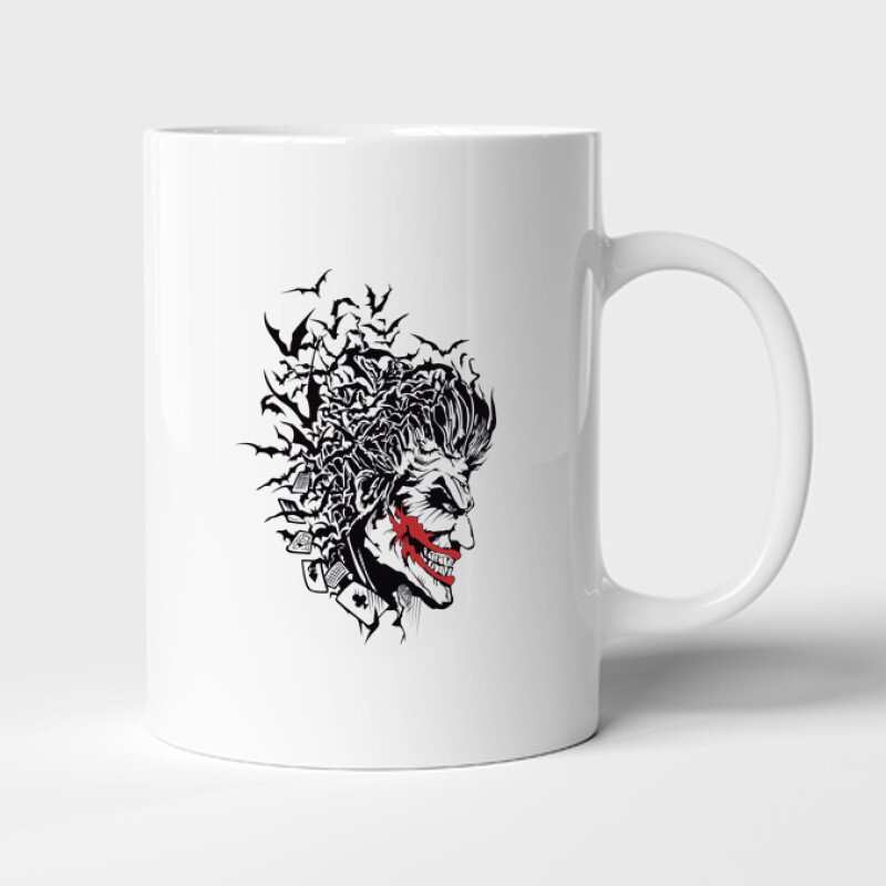 Jokerbat smile Bögre