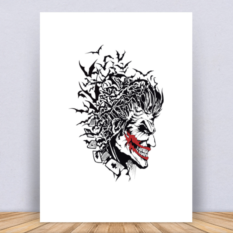 Jokerbat smile Vászonkép