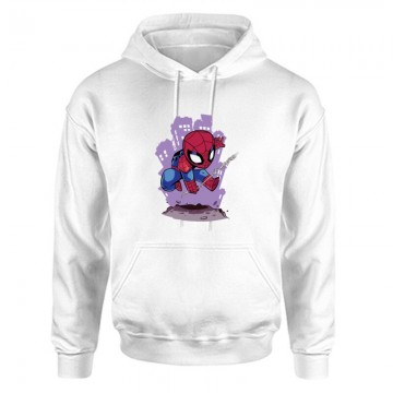 Spiderman chibi Unisex Kapucnis Pulcsi
