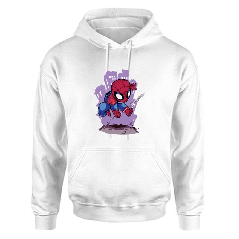 Spiderman chibi Unisex Kapucnis Pulcsi