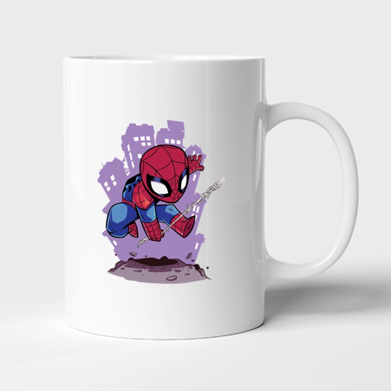 Spiderman chibi Bögre