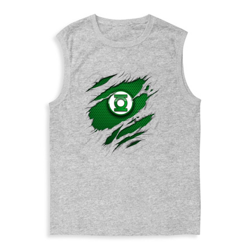 Green Lantern tépett Férfi Trikó