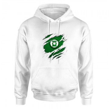 Green Lantern tépett Unisex Kapucnis Pulcsi