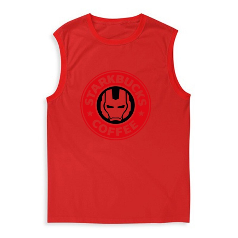 Ironman Starkbucks Coffee Férfi Trikó