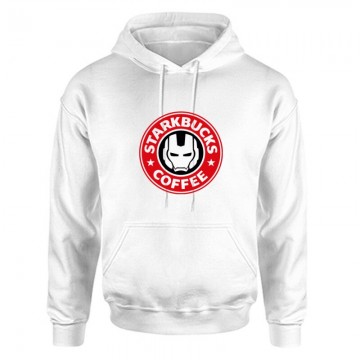 Ironman Starkbucks Coffee Unisex Kapucnis Pulcsi