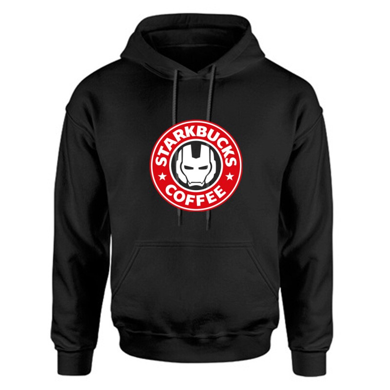 Ironman Starkbucks Coffee Unisex Kapucnis Pulcsi