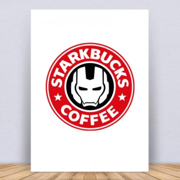Ironman Starkbucks Coffee Vászonkép