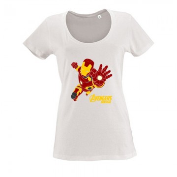 Avengers Ironman Női O Nyakú Póló