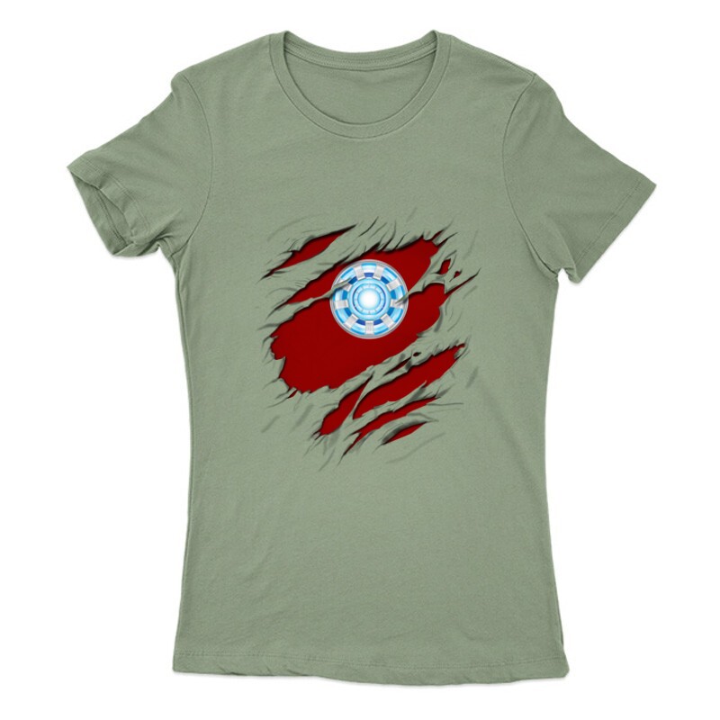 Ironman tépett Női Póló