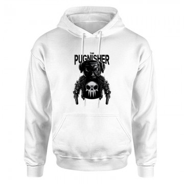 The Pugnisher Unisex Kapucnis Pulcsi