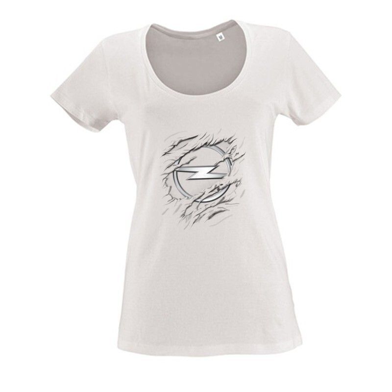 Opel Tépett Női O Nyakú Póló