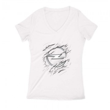 Opel Tépett Női V Kivágott póló