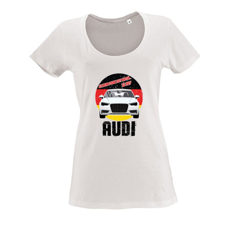 Ez egy Audi Női O Nyakú Póló