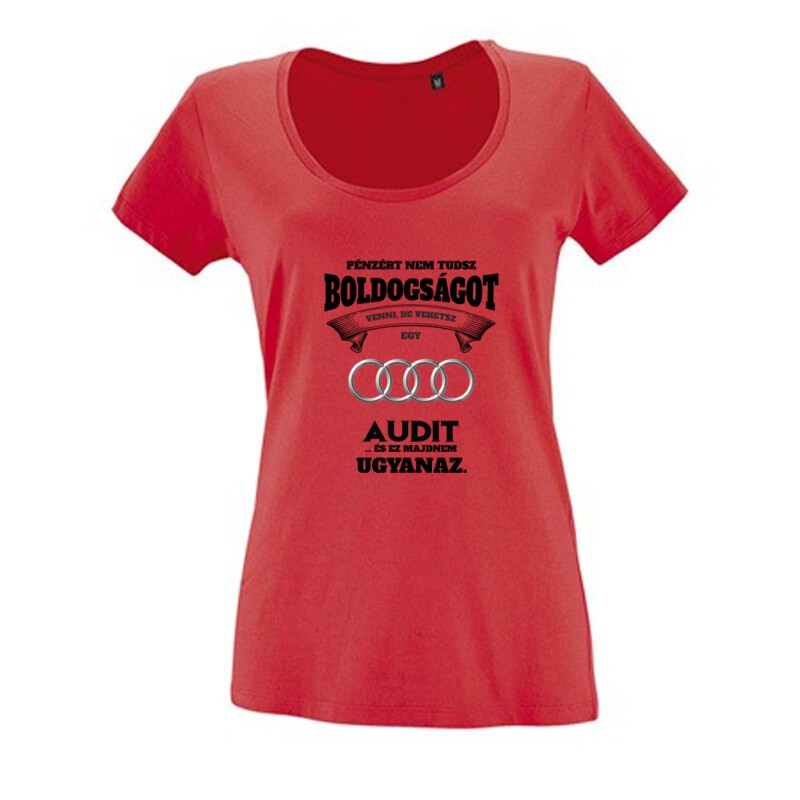 Pénzért nem tudsz boldogságot Női O Nyakú Póló
