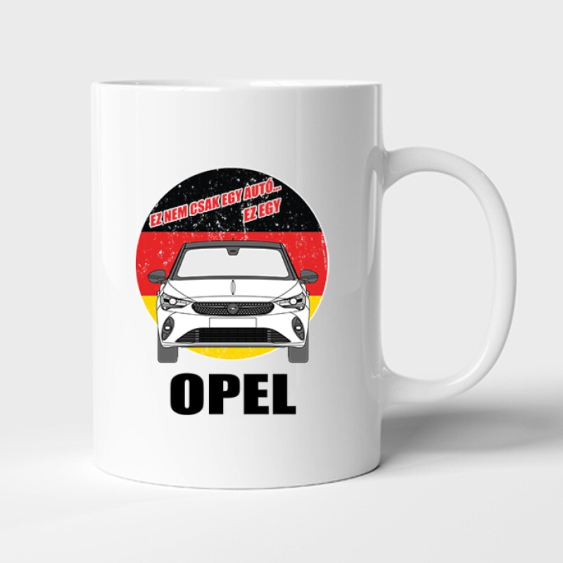 Nemcsak egy Autó (Opel) Bögre