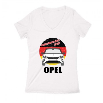 Nemcsak egy Autó (Opel) Női V Kivágott póló