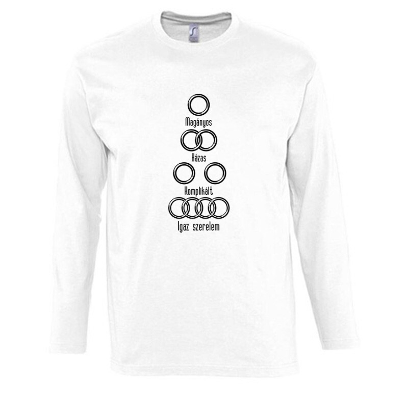 Igaz Szerelem Audi Hosszú Ujjú Póló
