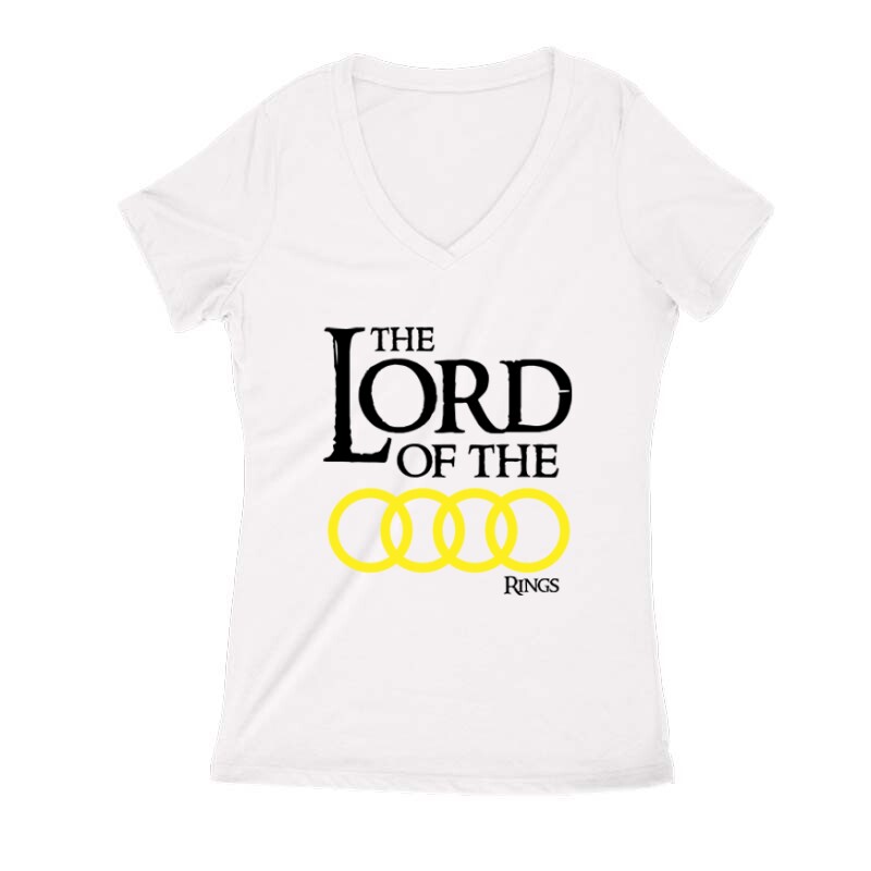 Lord of The Rings Audi Női V Kivágott póló