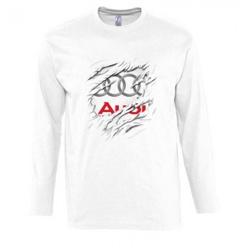 Audi Tépett Hosszú Ujjú Póló
