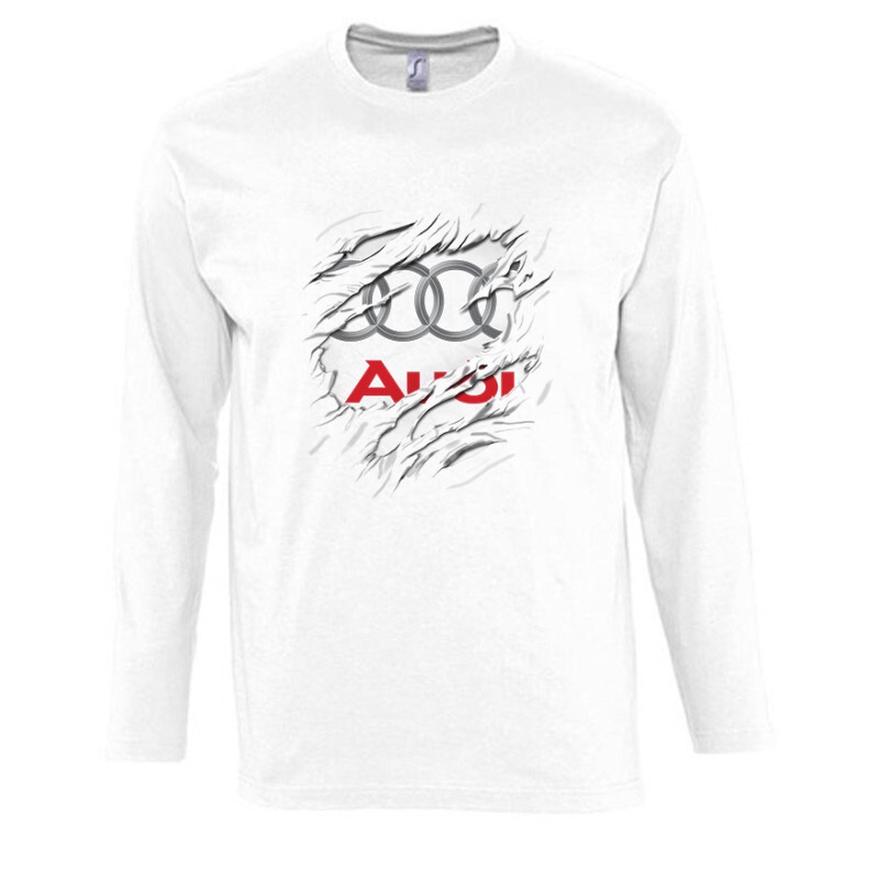 Audi Tépett Hosszú Ujjú Póló