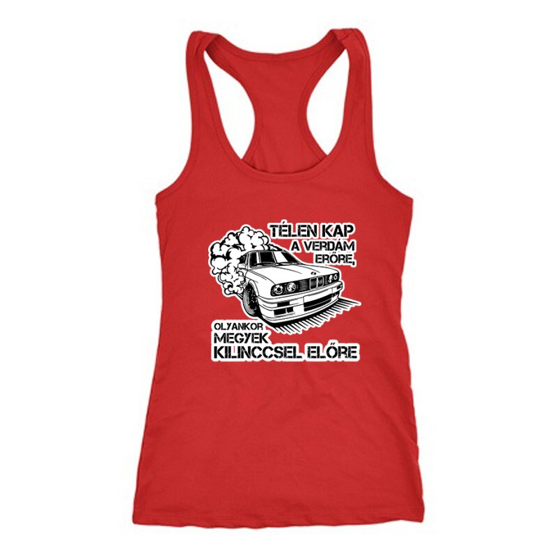 Kilinccsel előre BMW Női Trikó