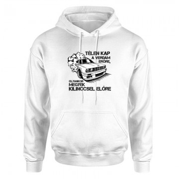 Kilinccsel előre BMW Unisex Kapucnis Pulcsi