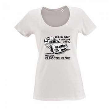 Kilinccsel előre BMW Női O Nyakú Póló