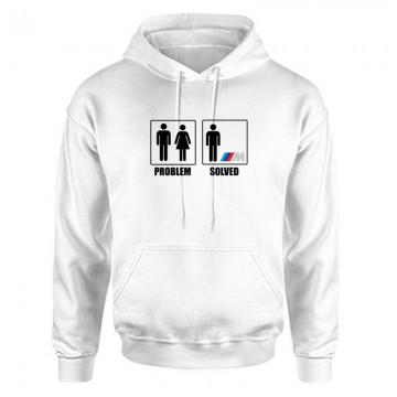 Problem-Solved BMW Unisex Kapucnis Pulcsi
