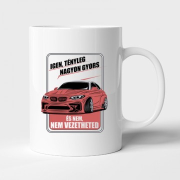 Igen tényleg gyors BMW Bögre