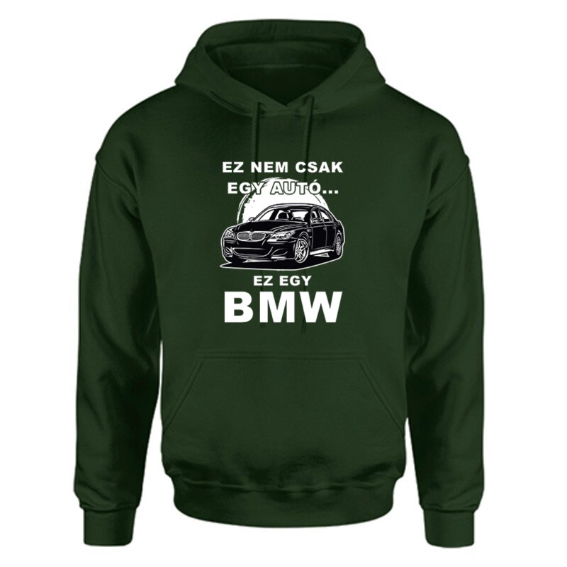 Nemcsak egy Autó (BMW) Unisex Kapucnis Pulcsi