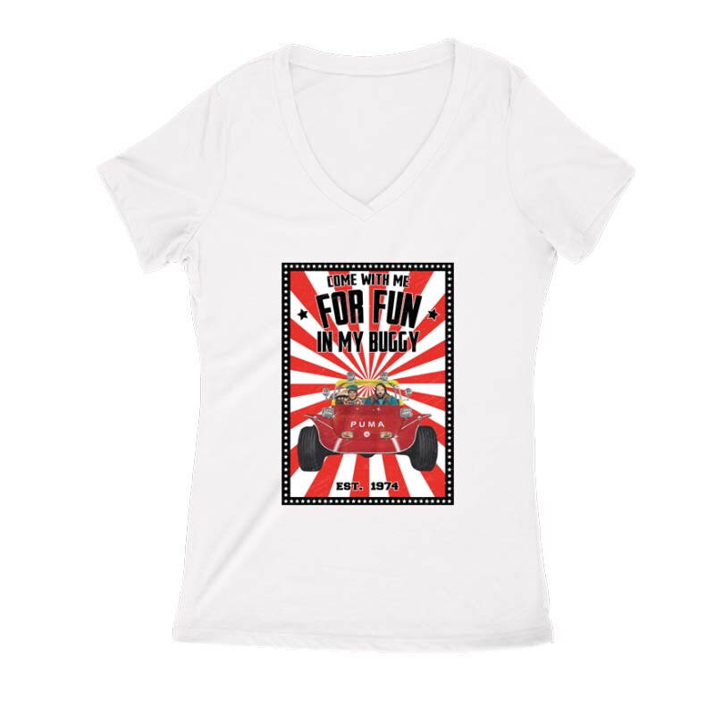 Im My Buggy star grunge Női V Kivágott póló