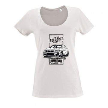 Jobb egy BMW-ben Sírni Női O Nyakú Póló