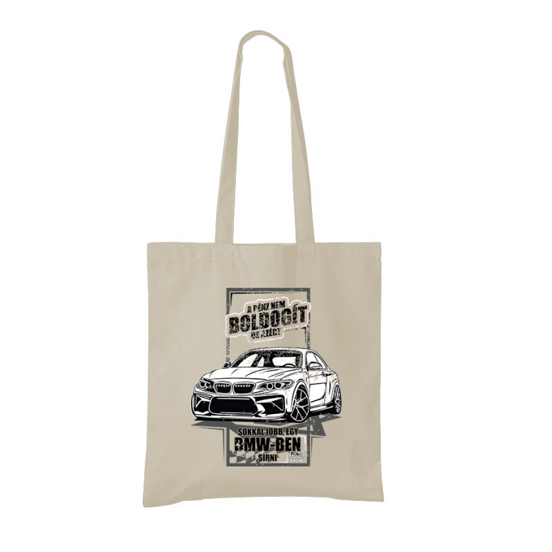 Jobb egy BMW-ben Sírni Bevásárló Táska